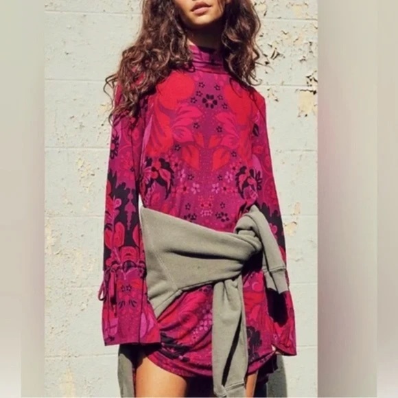 NWT Free People Among the Fire mini dress - Picture 1 of 5